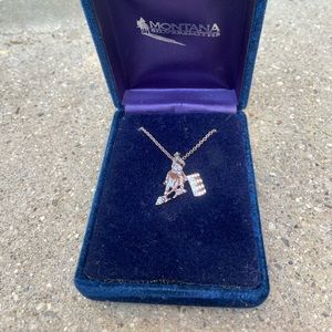 Montana Silversmith Crystal Barrel Racing Necklace